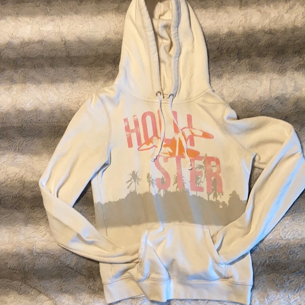 White Hollister Hoodie